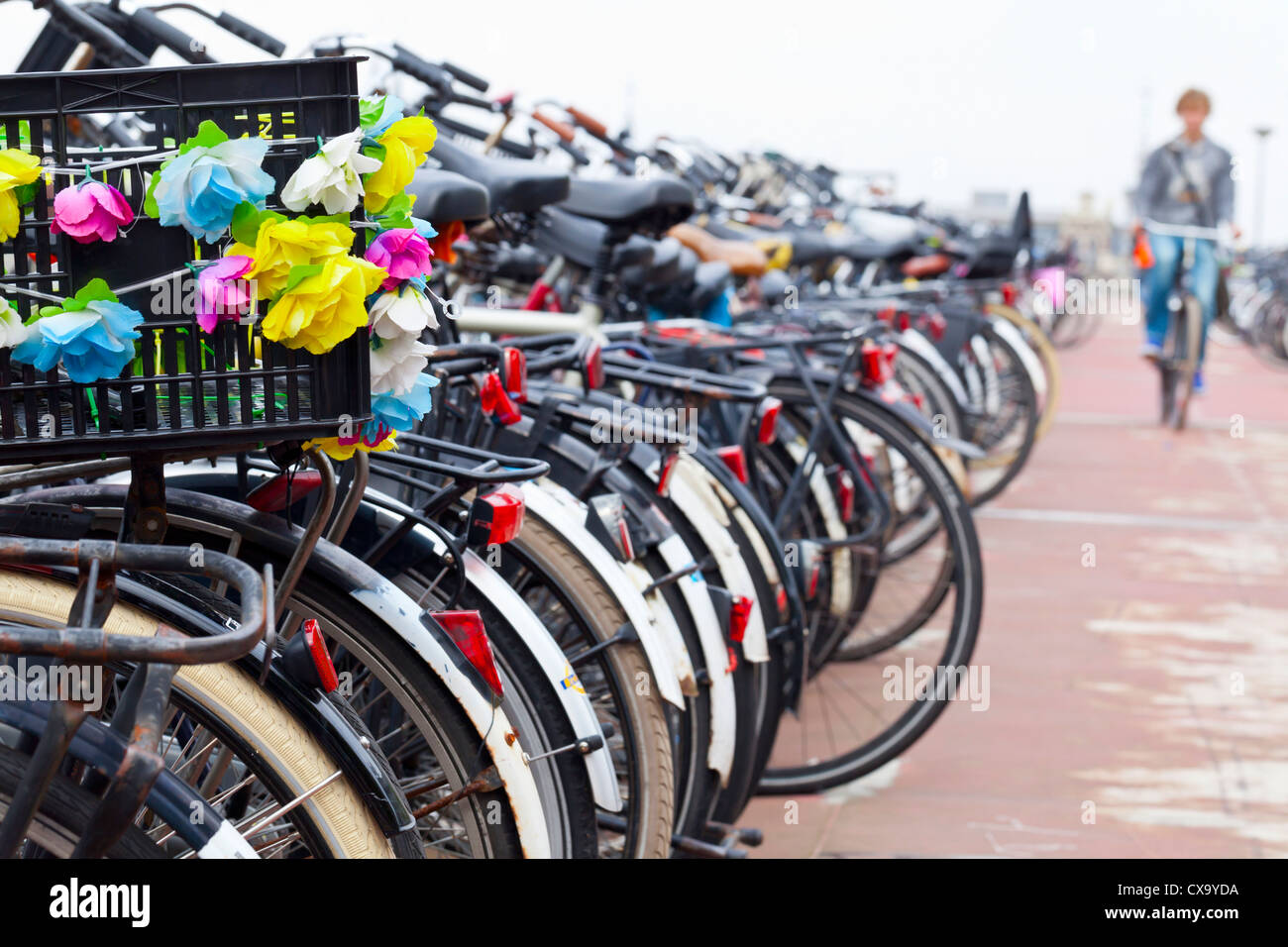 Amsterdam Commuter bicycle parking lot Amsterdam, Netherlands