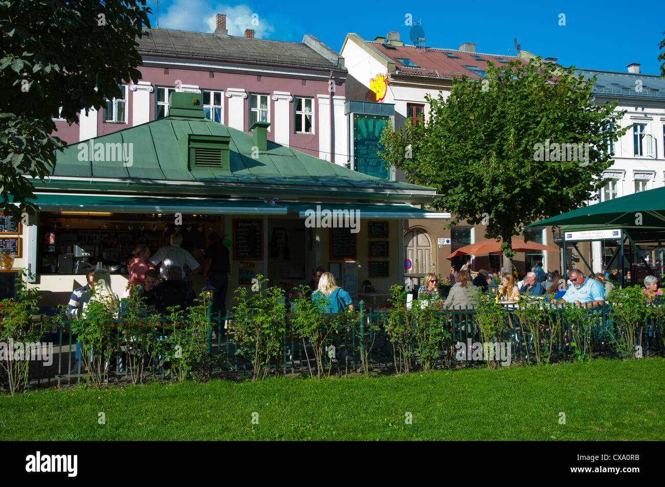 Olaf Ryes Plass Square Grunerlokka District Oslo Norway Europe Stock Photo Alamy