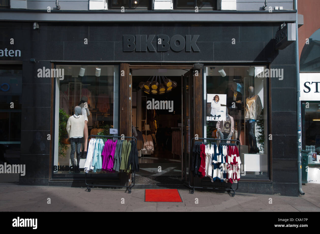 Bik Bok fashion clothes chain shop along Grensen street Sentrum central  Oslo Norway Europe Stock Photo - Alamy
