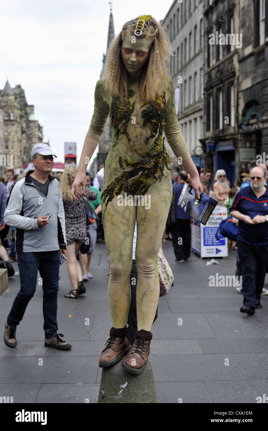 Edinburgh Fringe Festival Stock Photo