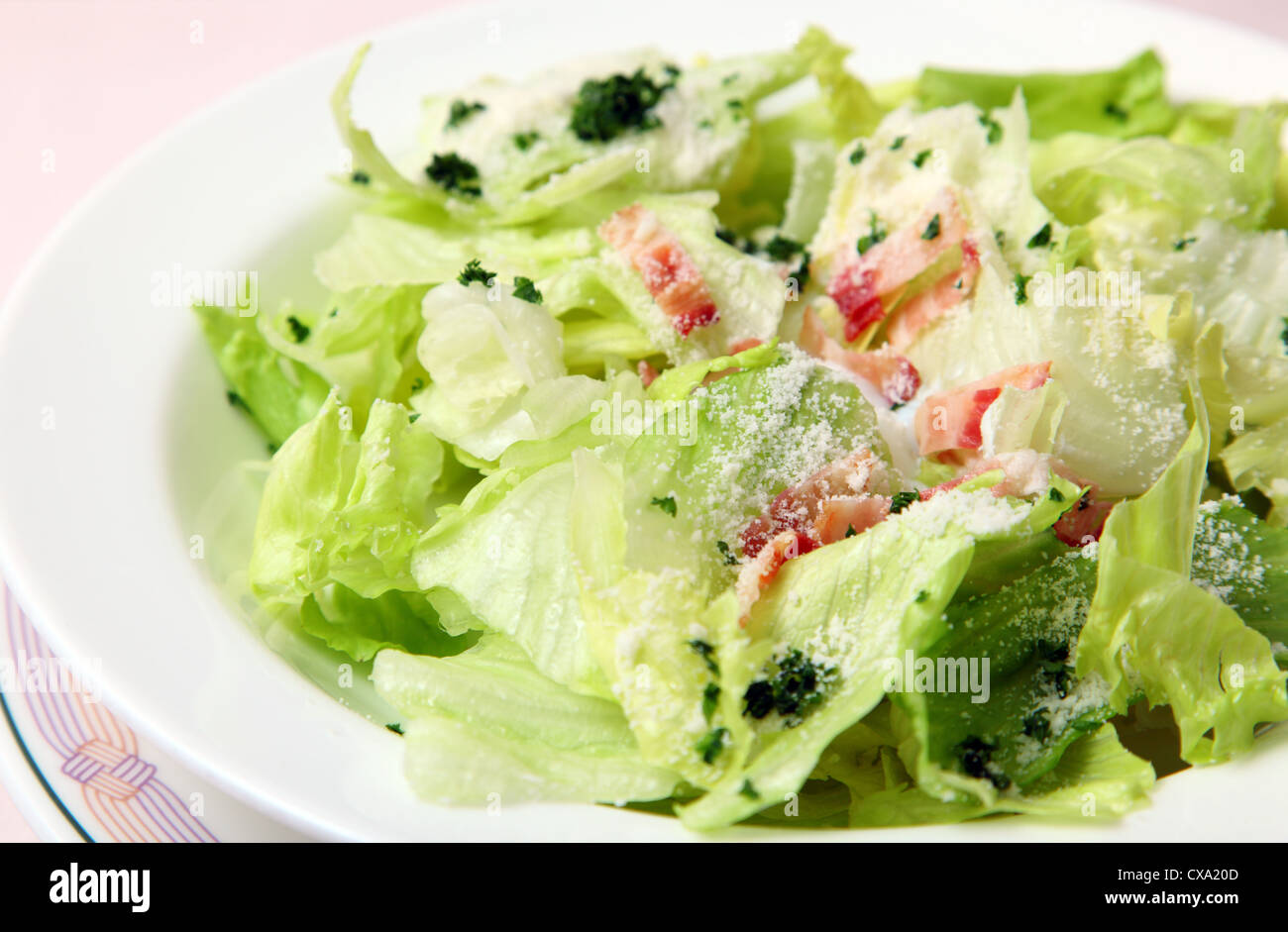 Closeup of fresh salad Stock Photo