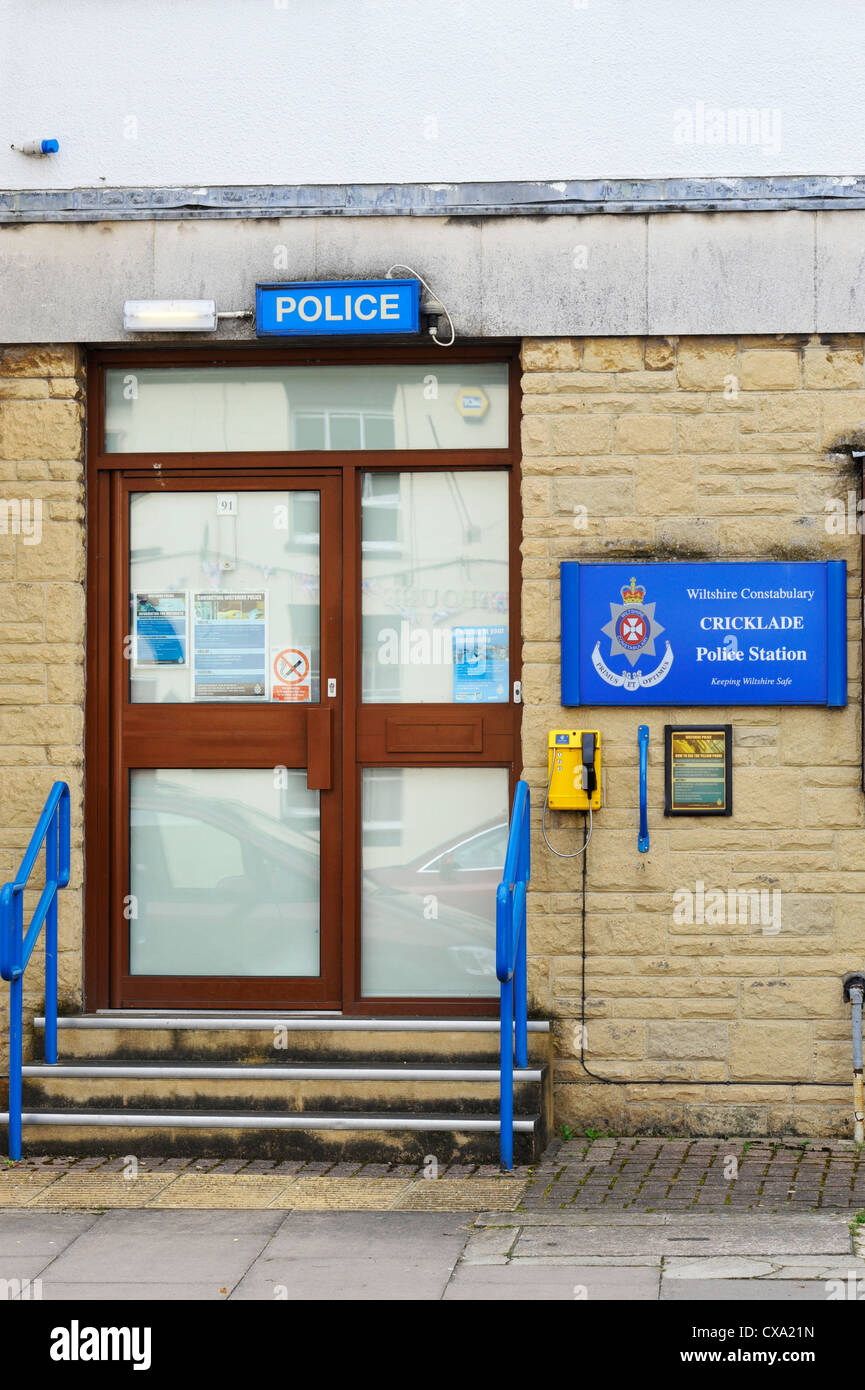 Cricklade Police Station Stock Photo Alamy