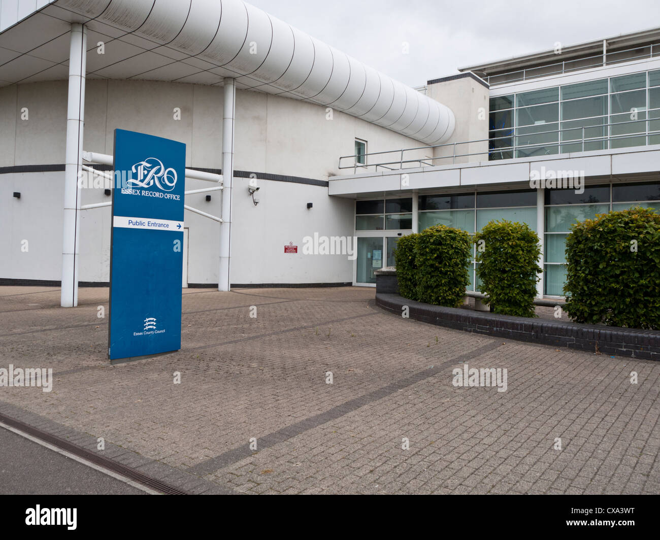 Essex Public Records Office located in Chelmsford, Essex Stock Photo