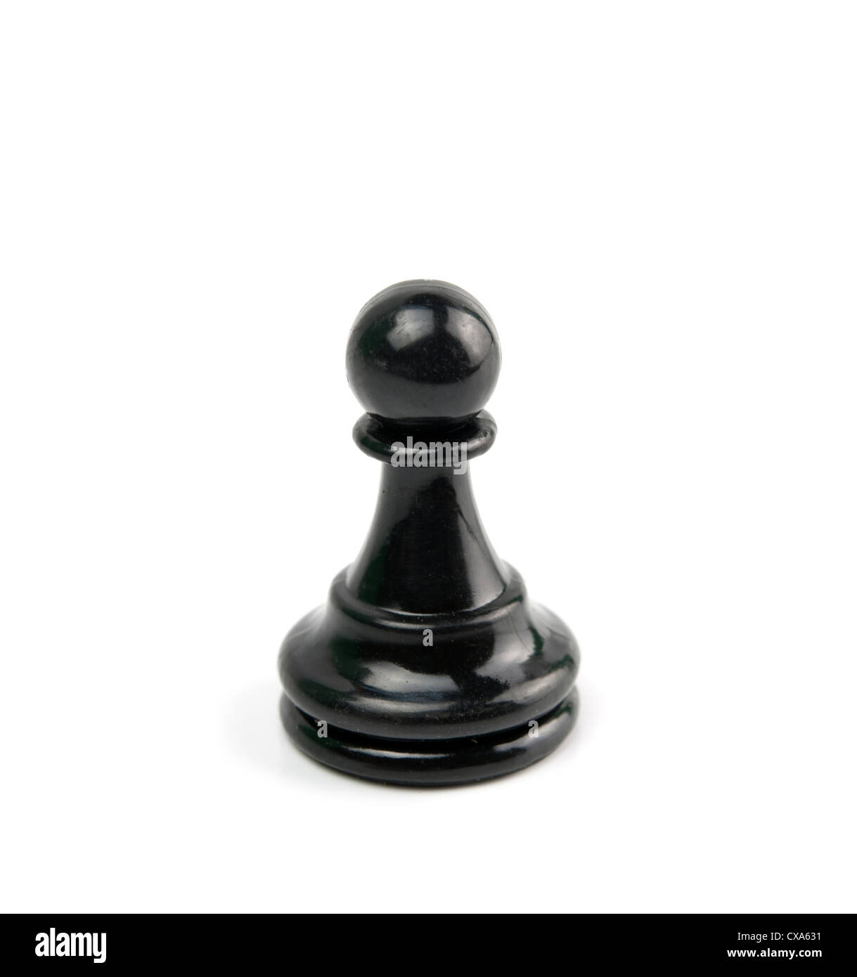 closeup of chess pawn isolated on a white background Stock Photo