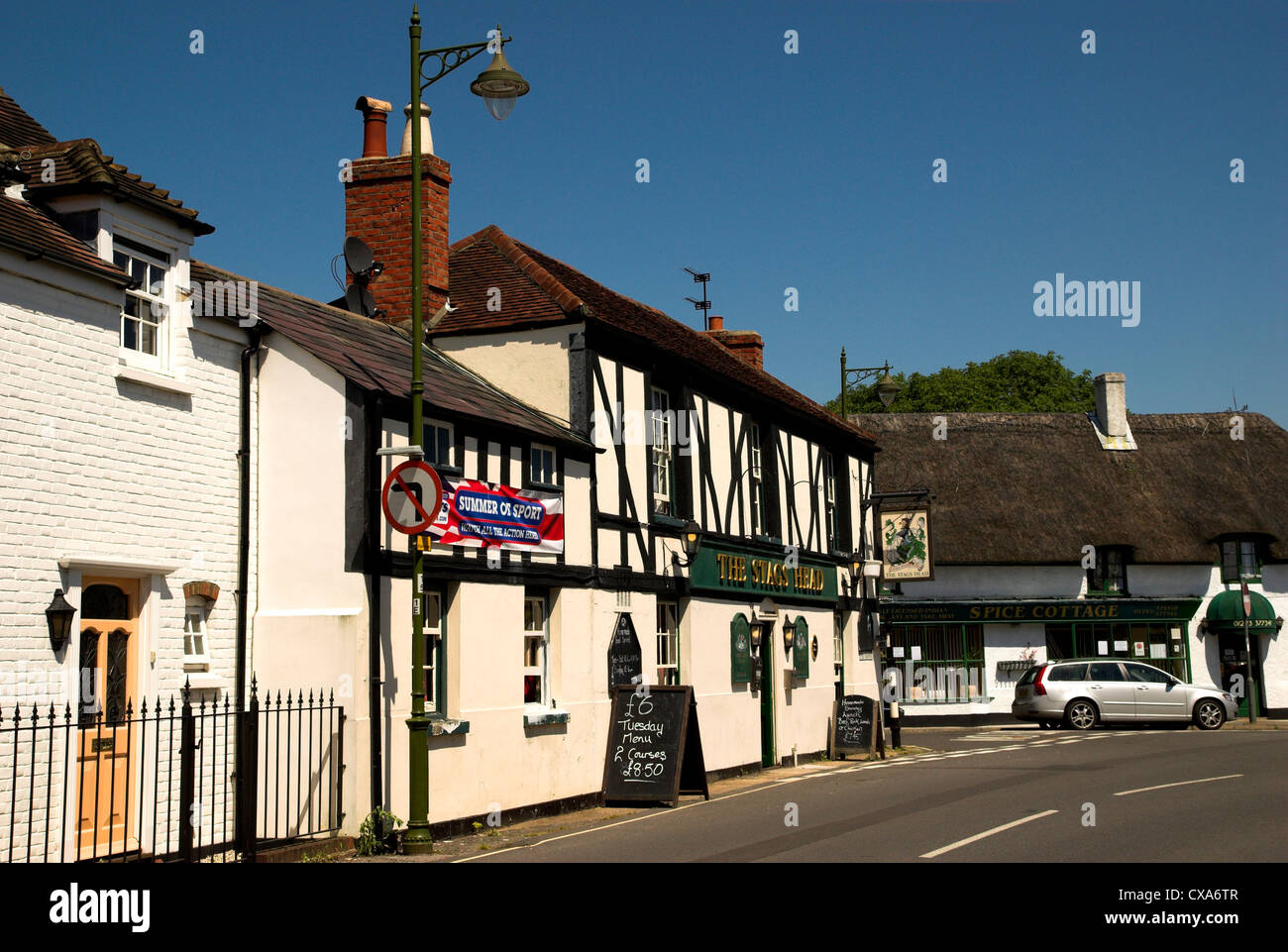 The Stags Head Public House, Westbourne, Hampshire Stock Photo Alamy