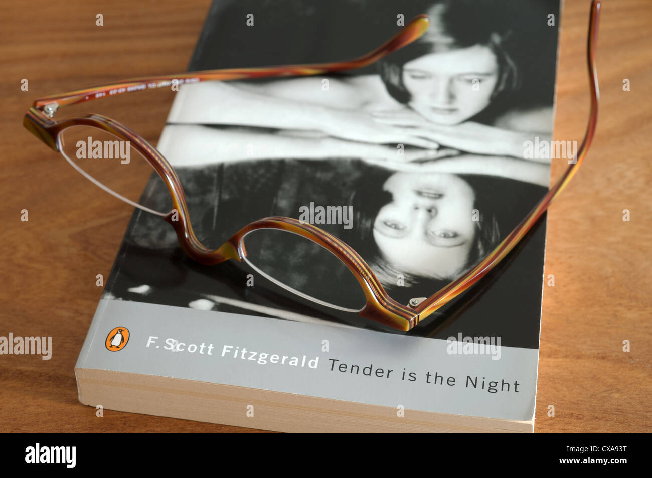 F.Scott Fitzgerald Tender is the night published by Penguin books Stock Photo