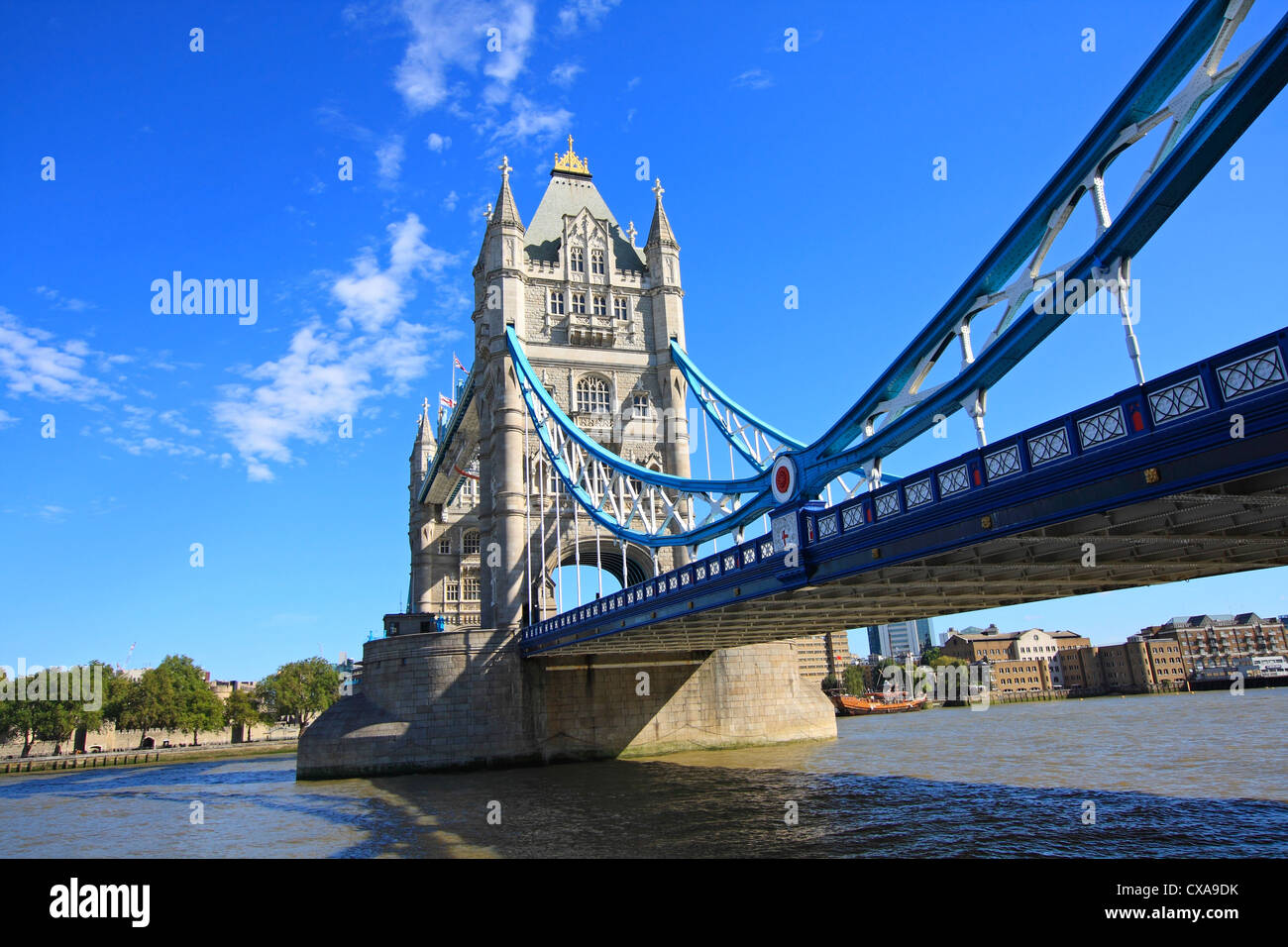 London Tower Bridge close up Stock Photo Alamy
