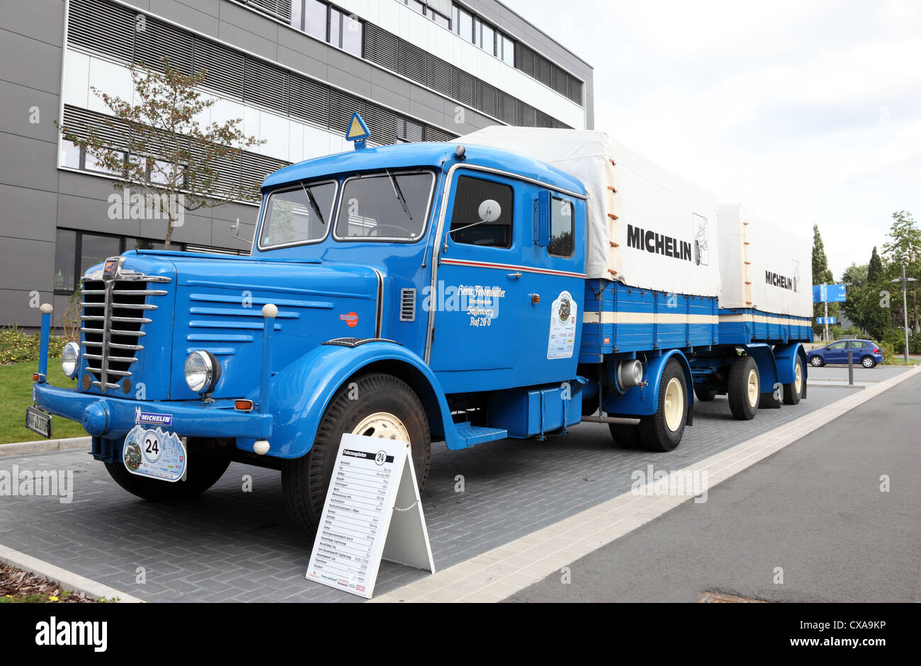 Buessing 6000 from 1955 at the International Motor Show for Commercial Vehicles Stock Photo