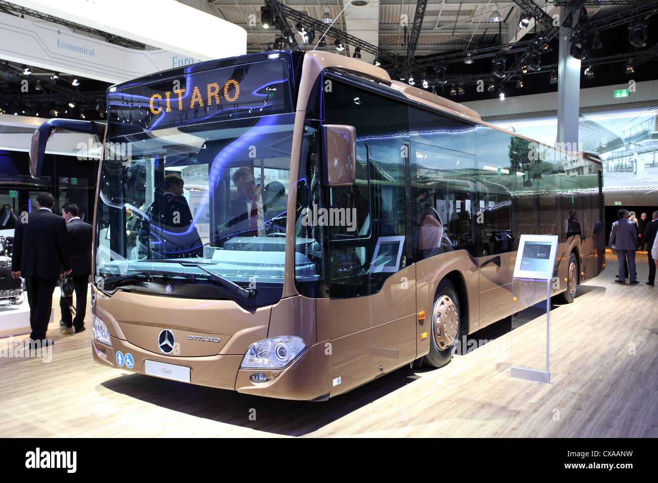 New Mercedes Benz Bus Citaro at the International Motor Show for Commercial Vehicles Stock Photo