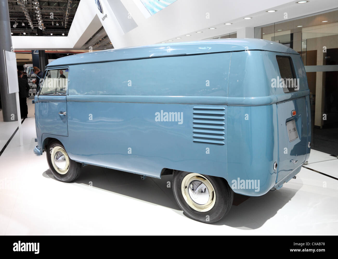 Volkswagen T1 Van from 1950 at the International Motor Show for Commercial Vehicles Stock Photo