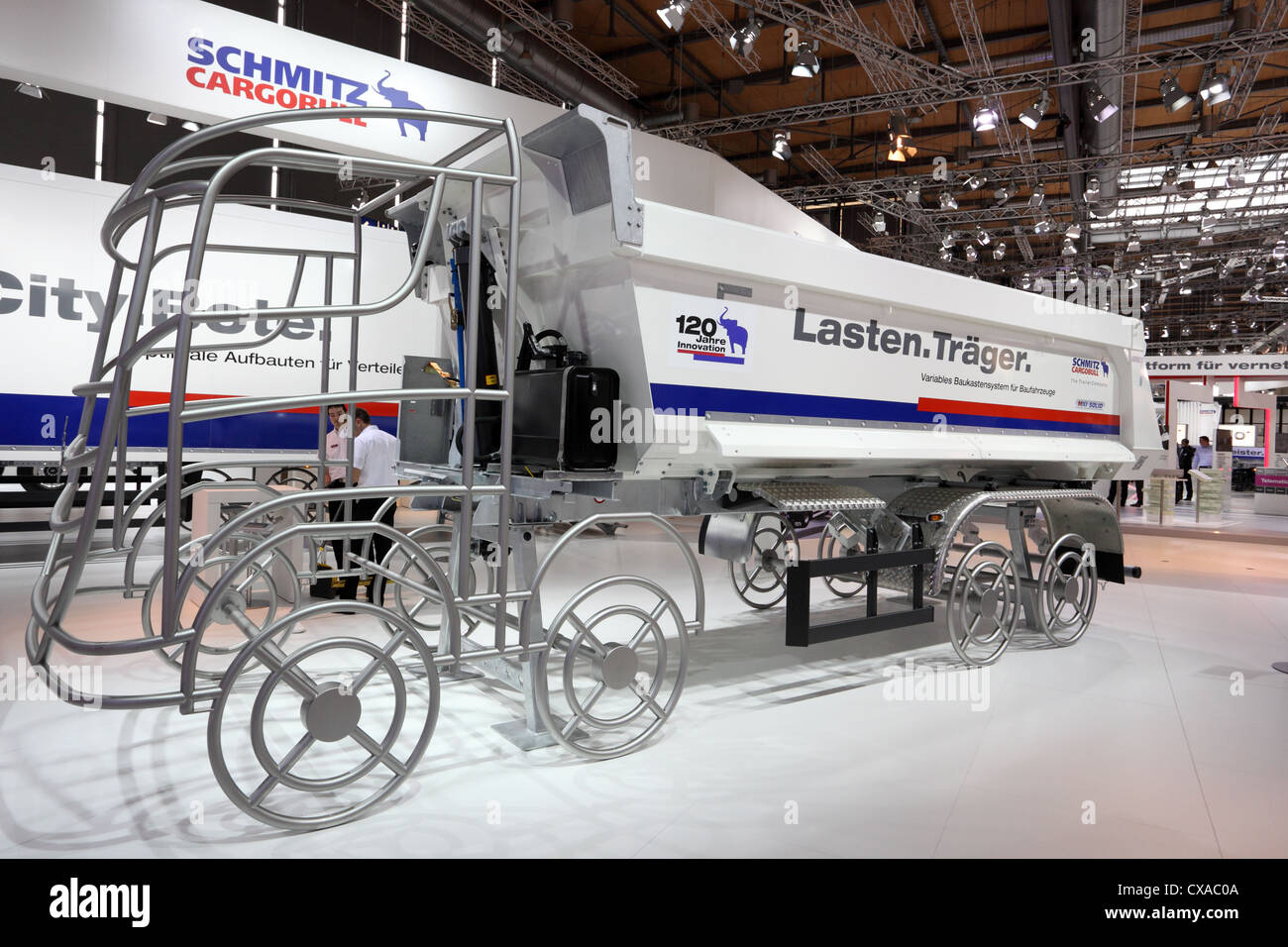 Schmitz Cargobull Stand at the International Motor Show for Commercial Vehicles Stock Photo