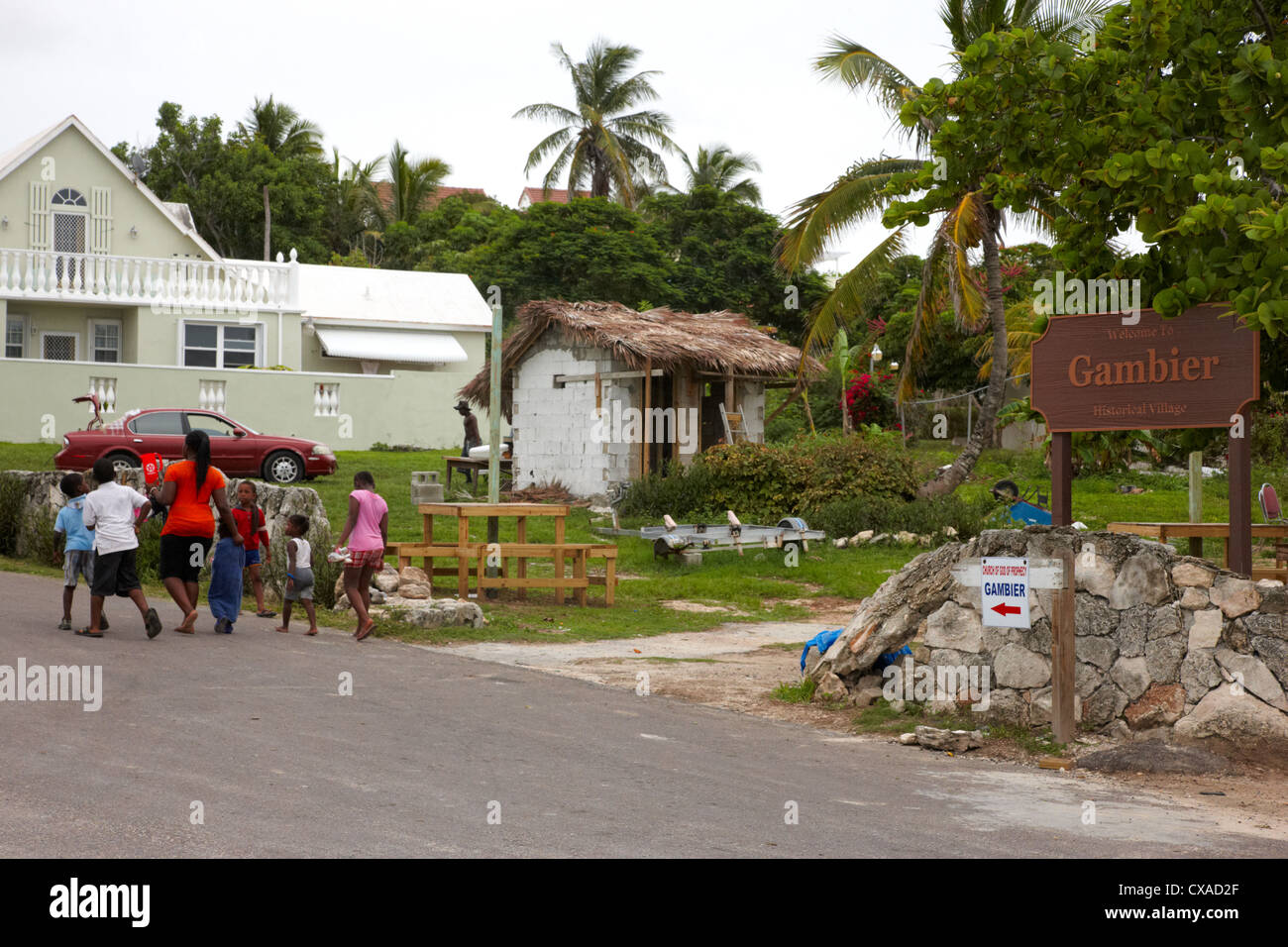 Gambier Historical Village, New Providence Island, the Bahamas