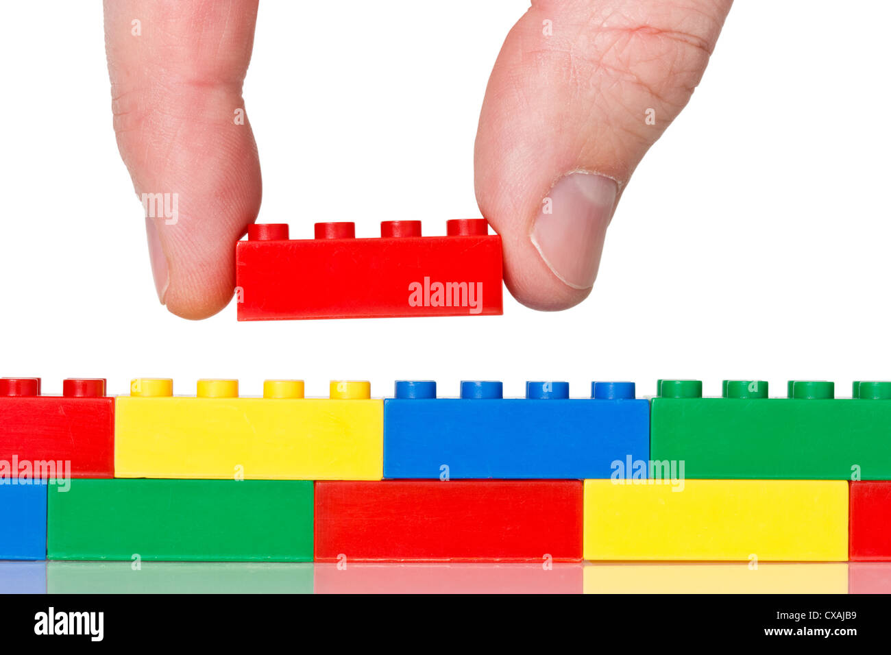 lego wall building