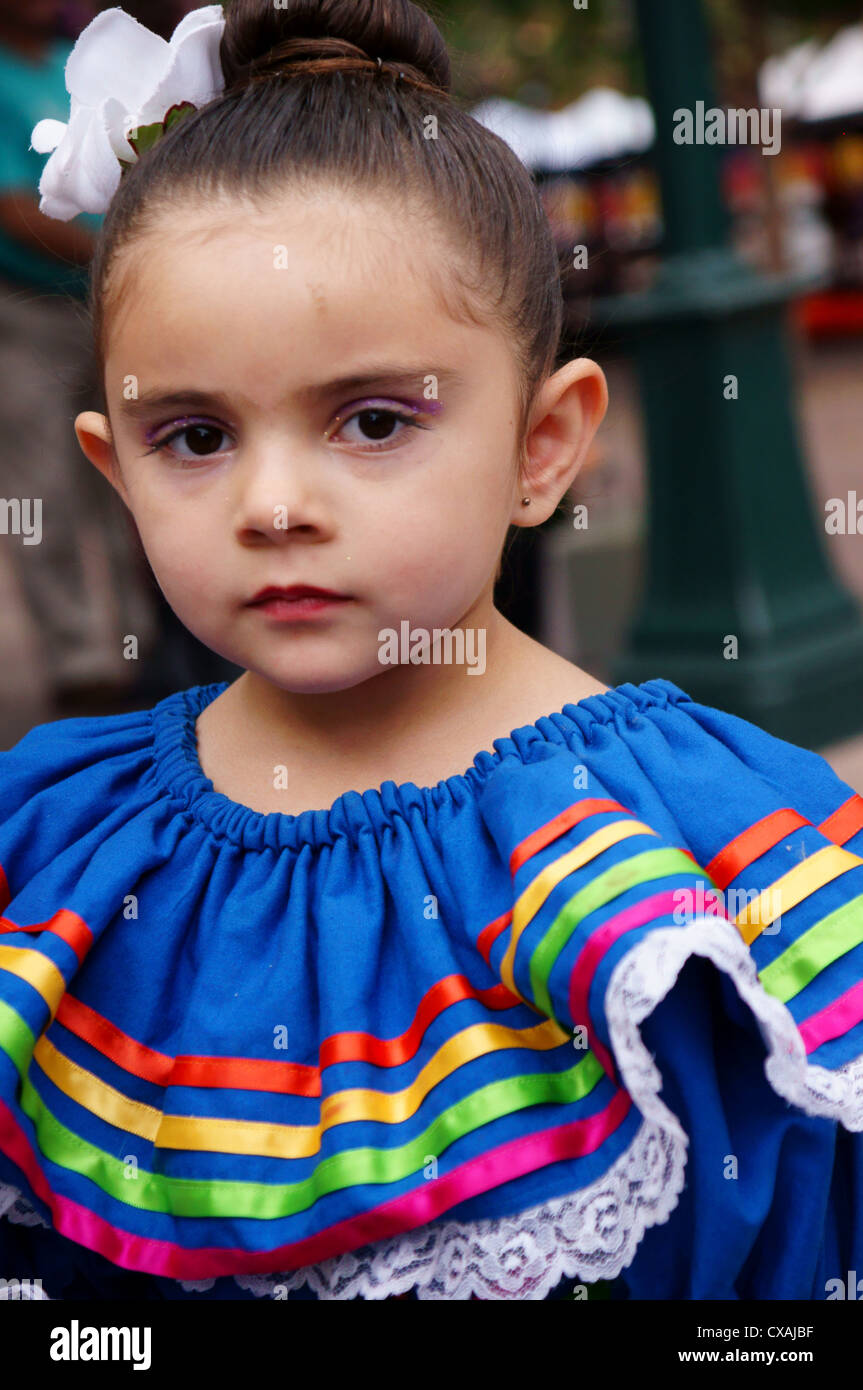 portrait headshot young girl child kid dancer folklorico folklorica santa fe new mexico nm