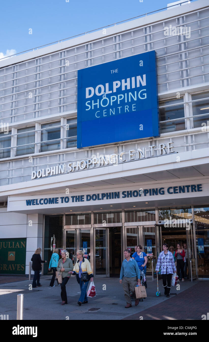 Poole, Dolphin Shopping Centre, Entrance, Dorset, England, UK. Europe