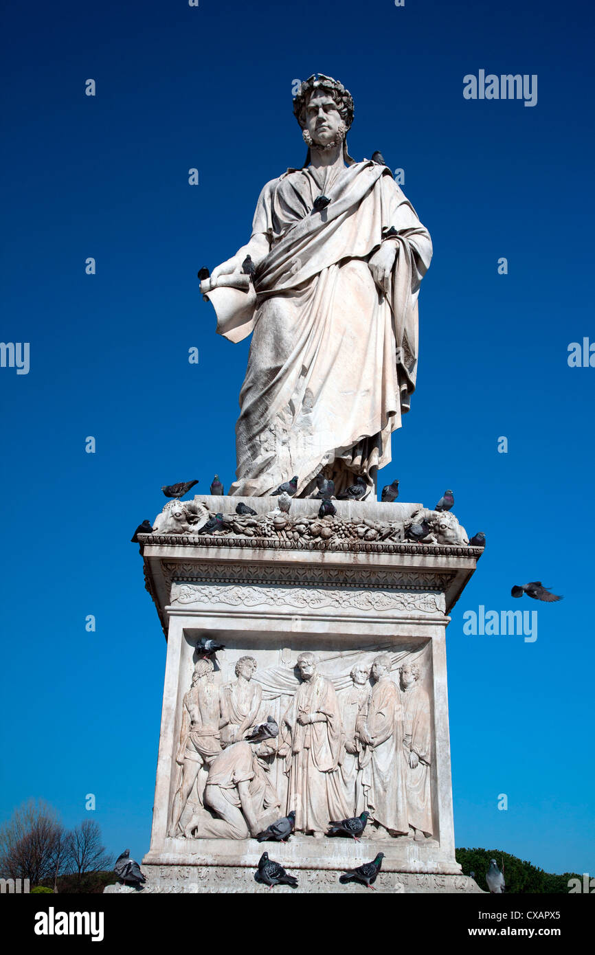 Monument to Leopold II, Grand Duke of Tuscany by Paolo Emilio Demi, Livorno, Tuscany, Italy, Europe Stock Photo