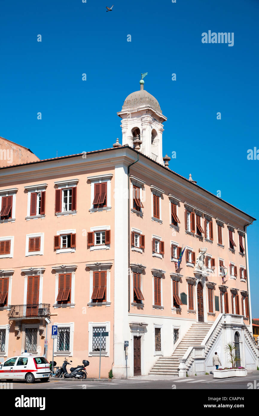 Town Hall, Livorno, Tuscany, Italy, Europe Stock Photo