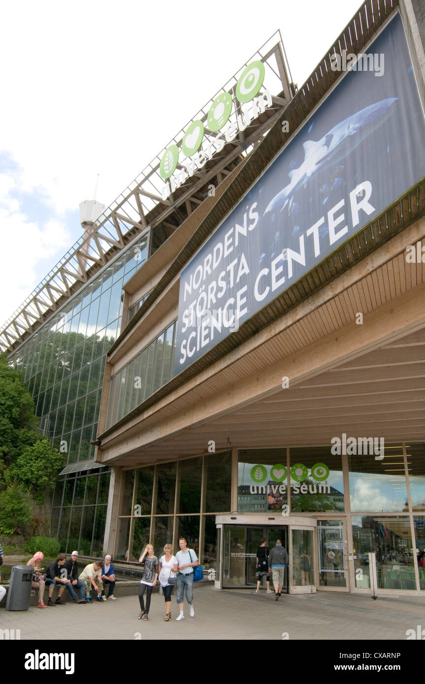 universeum Gothenburg science museum park goteberg center centre Stock Photo