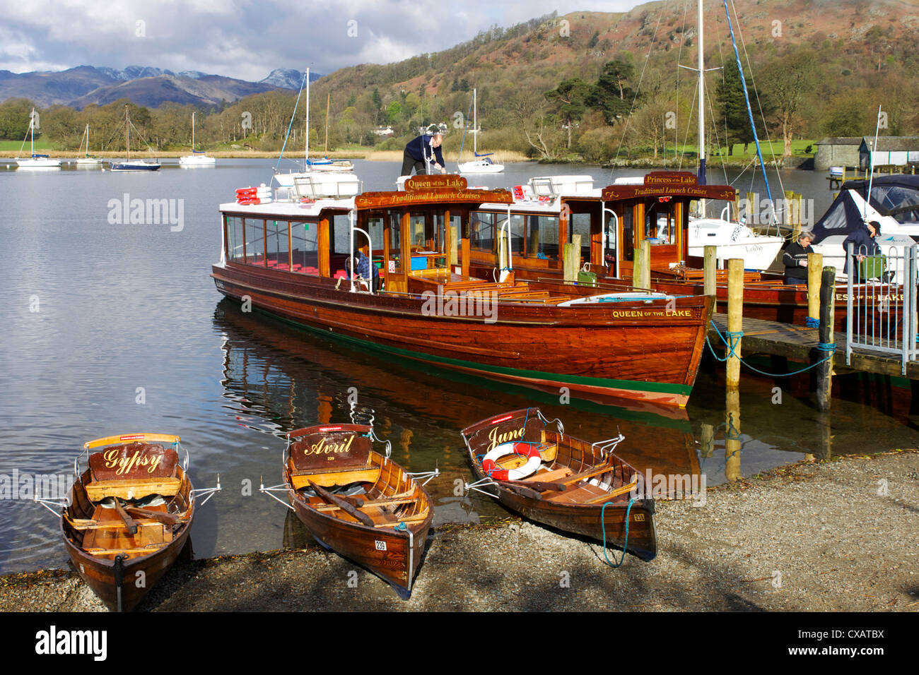 Ambleside, Lake Windermere, Lake District National Park, Cumbria