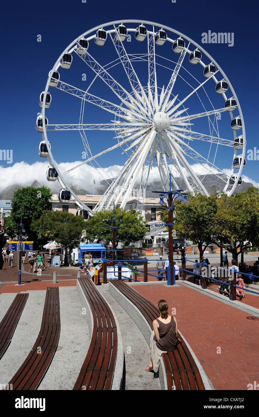 Ferris wheel, the Waterfront, Cape Town, South Africa, Africa Stock Photo