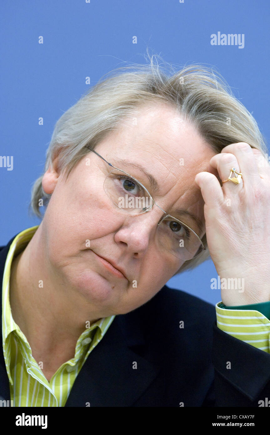 Dr. Annette Schavan, CDU Stock Photo