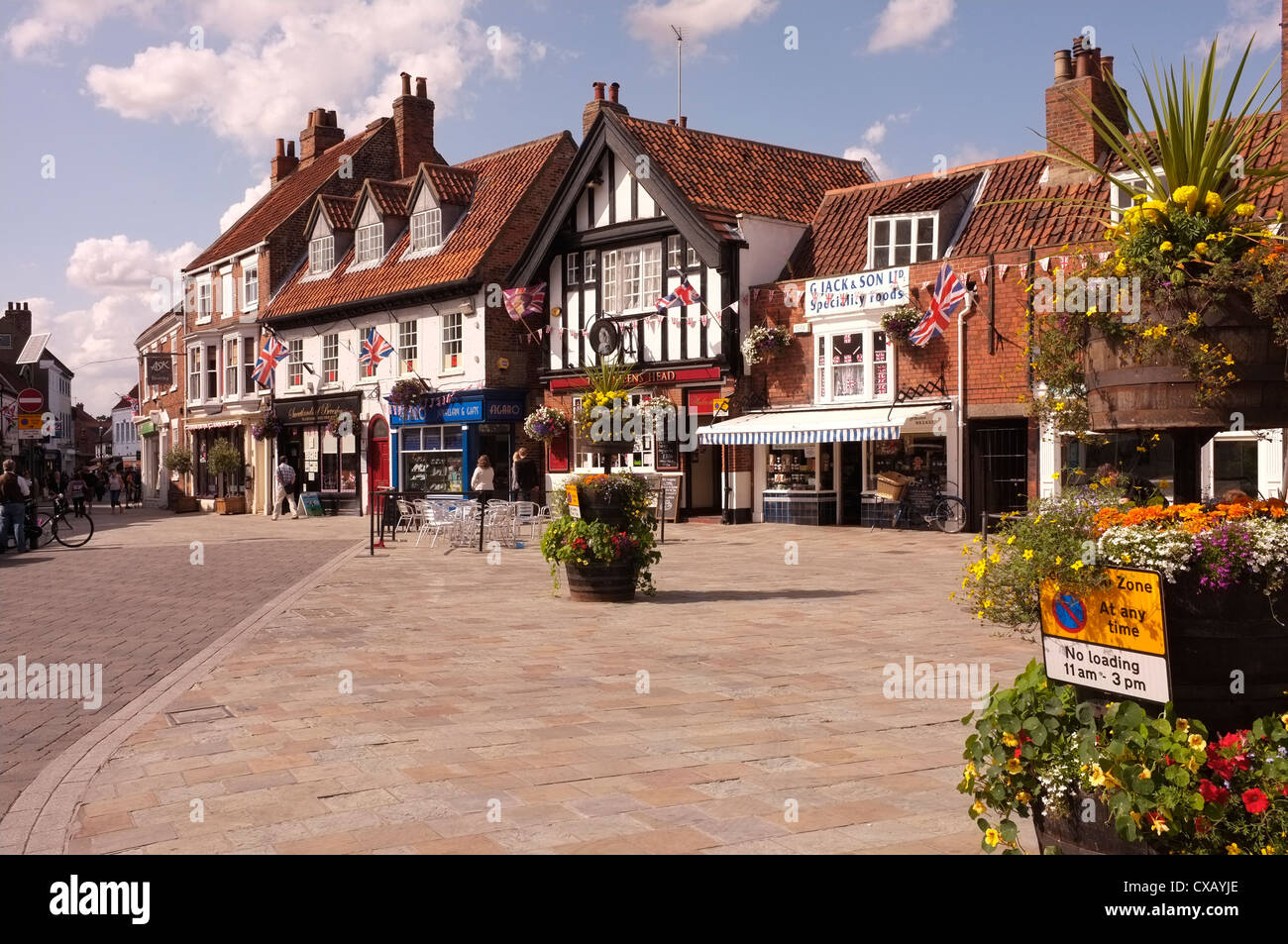 Beverley Town Centre, East Yorkshire Stock Photo