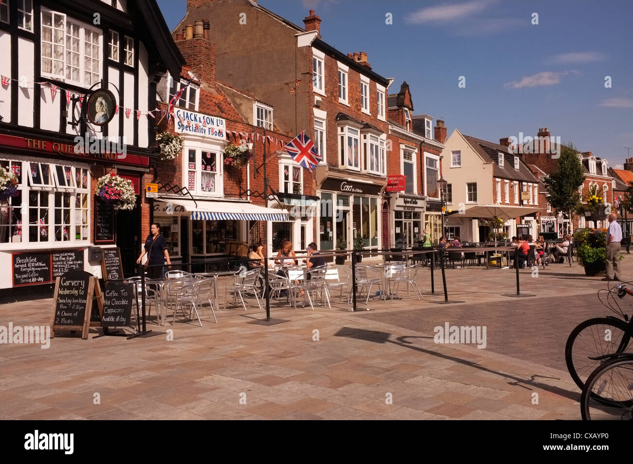 Beverley Town Centre, East Yorkshire Stock Photo