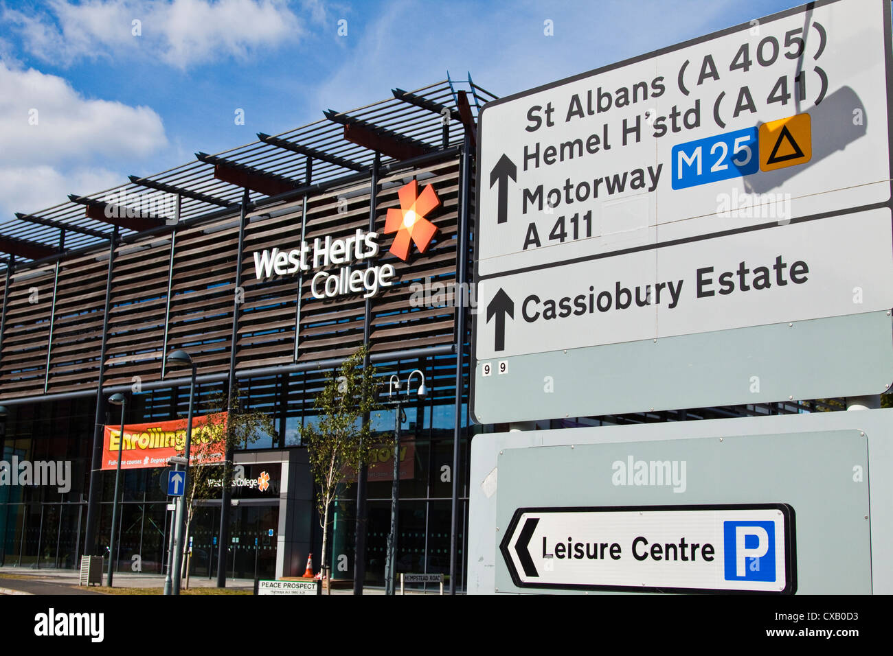 West Herts college Watford campus Stock Photo