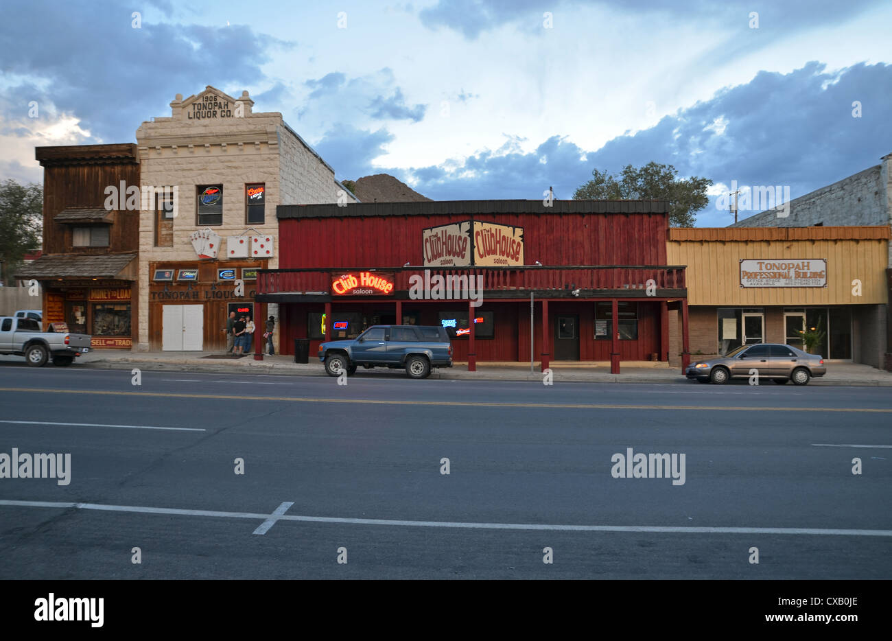 Clubhouse in Tonopah, Nevada, America Stock Photo Alamy