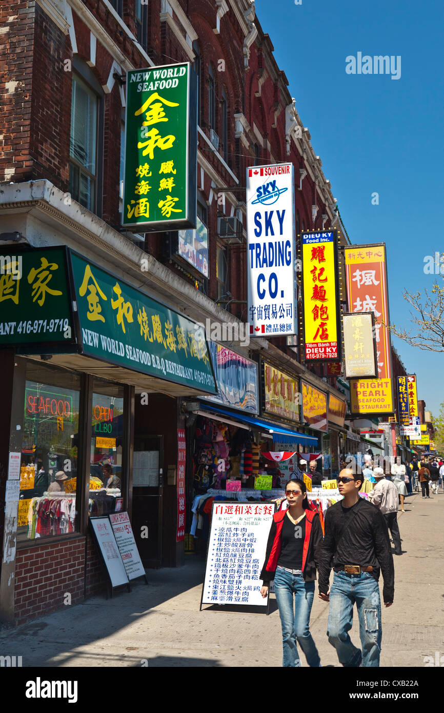 Spadina Street, Chinatown, Toronto, Ontario, Canada, North America Stock Photo