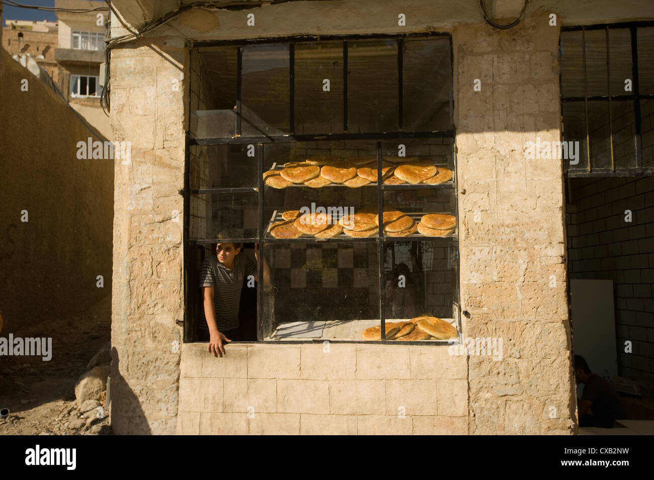 Bakery, Mardin, Turkey Stock Photo