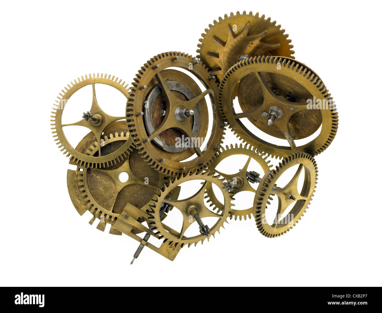 clock wheels Stock Photo