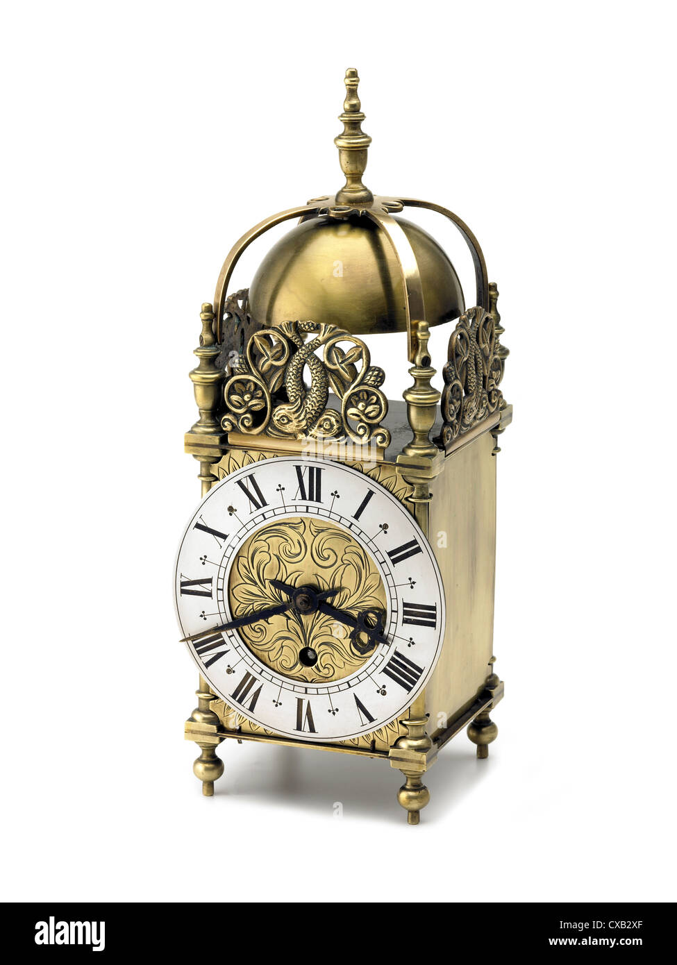 reproduction English lantern clock Stock Photo