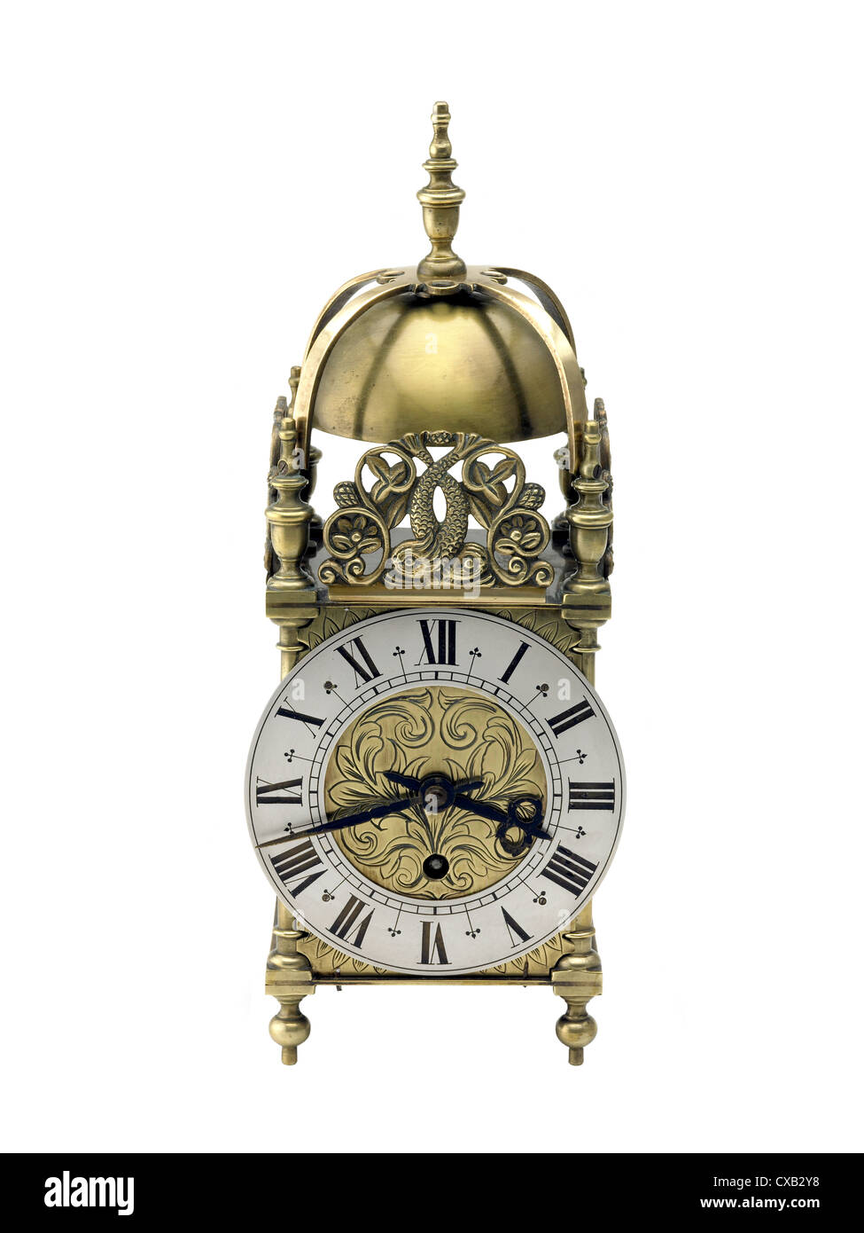 reproduction English lantern clock Stock Photo