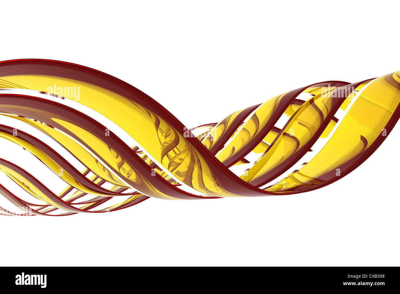 Abstract 3d lines and waves Stock Photo - Alamy