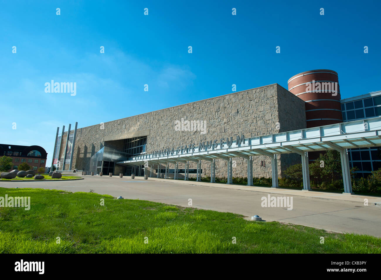 USA, Indiana IN Indianapolis State Museum exterior daytime sunny Stock
