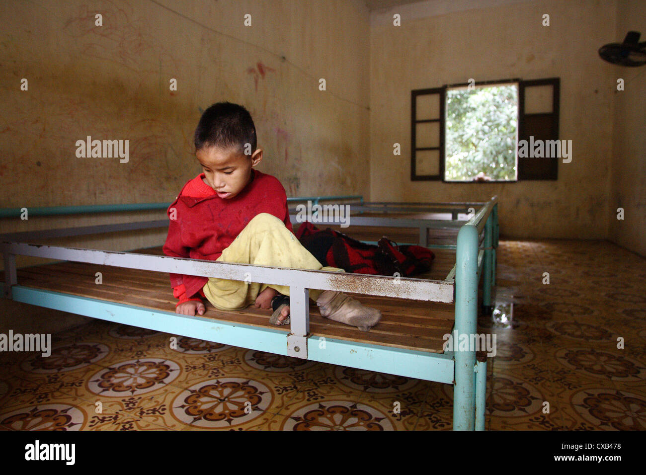 Vietnam, Centre for mentally handicapped children Stock Photo