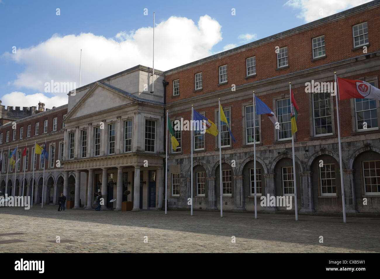 Dublin City Castle Eire EU Formerly the residence of British Viceroys The State Apartments most