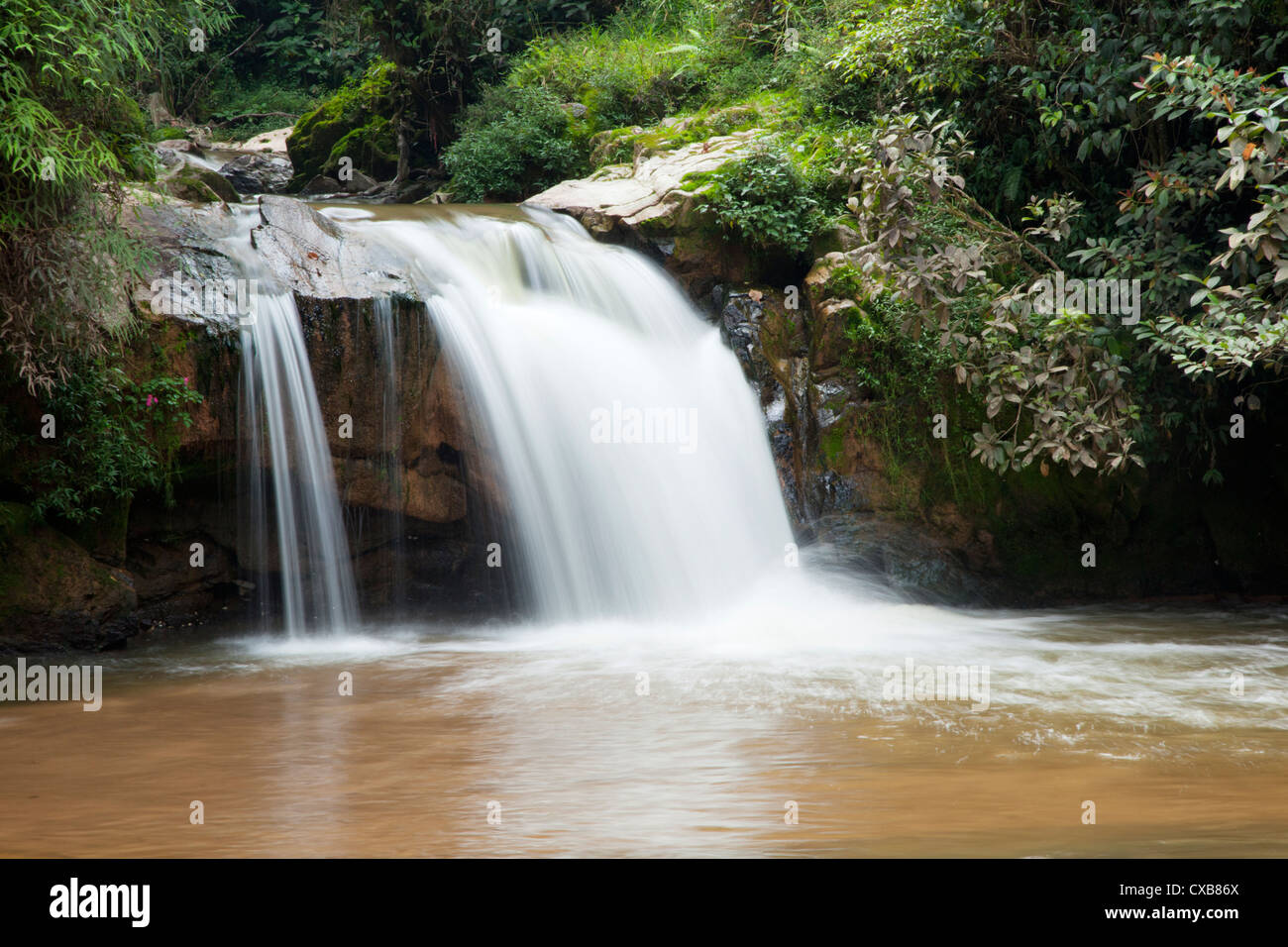 Parit Falls at Cameron Highlands, Malaysia, South East Asia Stock Photo