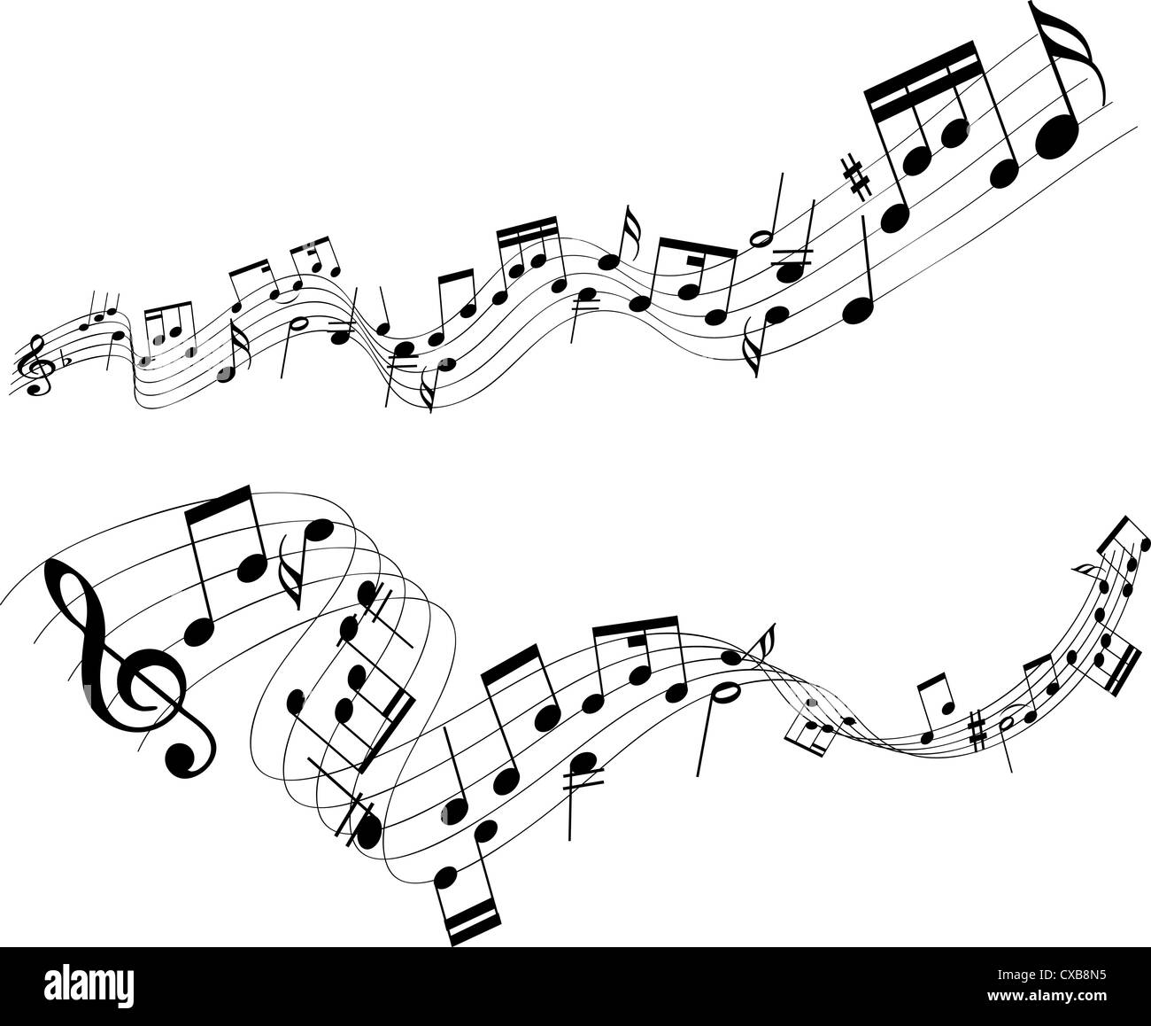 Music Notes Wallpaper Black And White