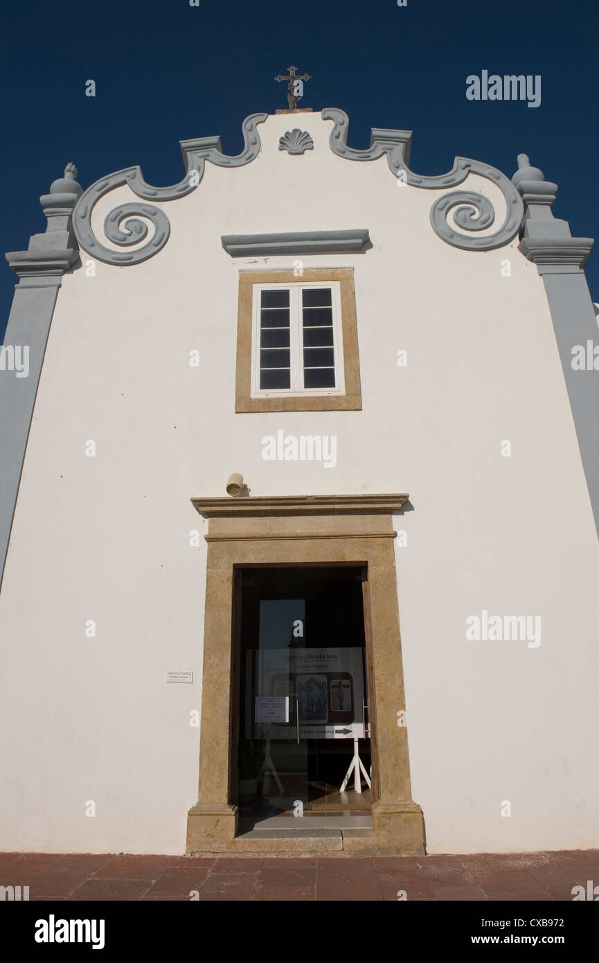 St Anne Church,  Albufeira, Algarve, Portugal Stock Photo