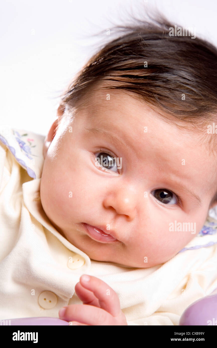 Professional Studio Portrait Of Baby Girl Stock Photo Alamy