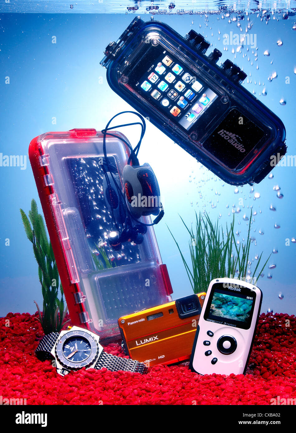 Waterproof Technology Stock Photo