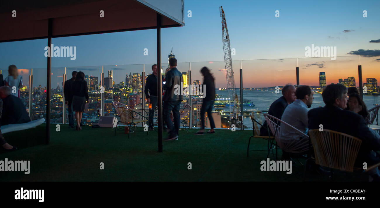 New York Ny Usa Nighttime Overviews Cityscapes From Top Of The