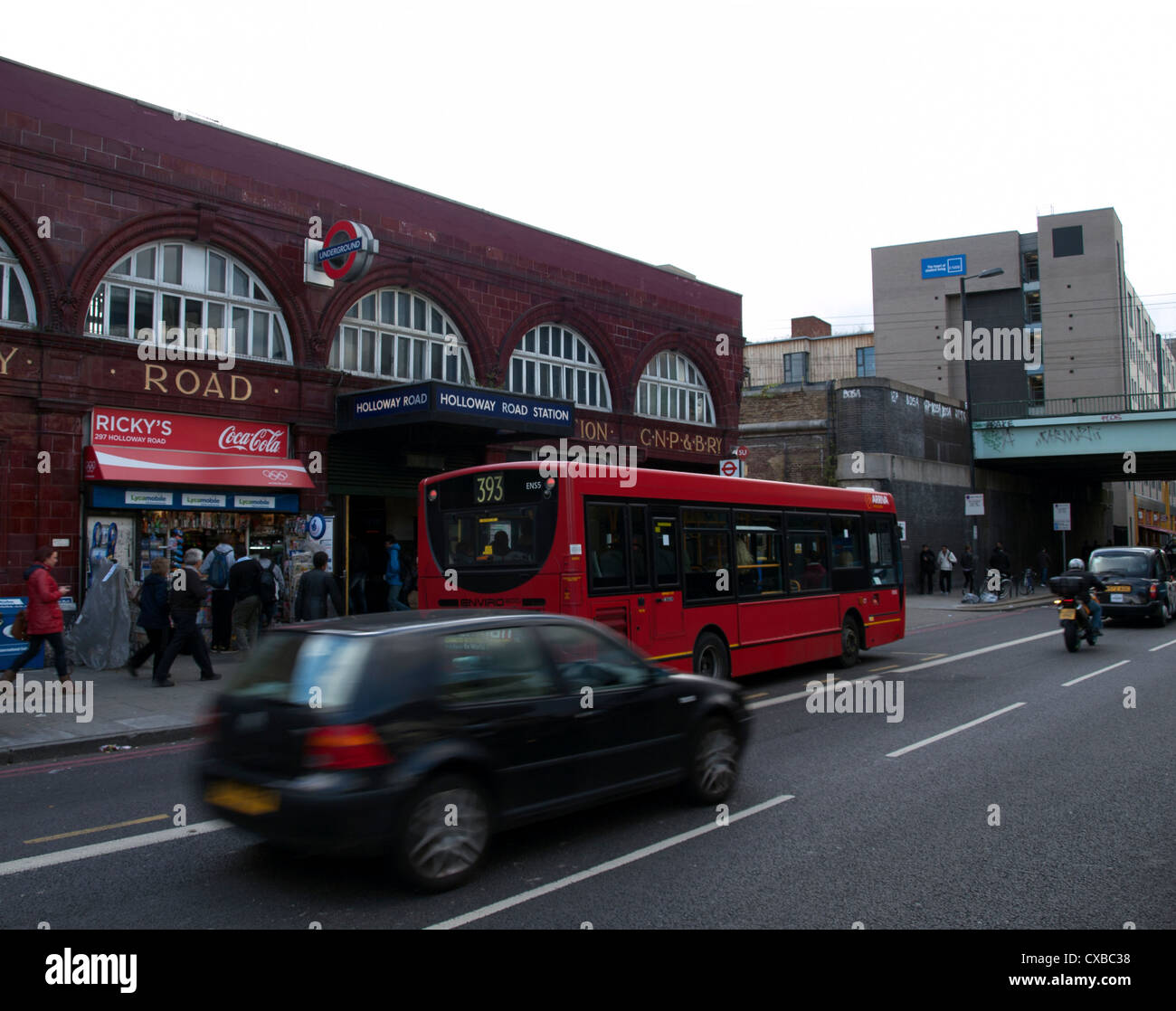 Exterior of Holloway Road Station, Holloway, London, England, United Kingdom Stock Photo