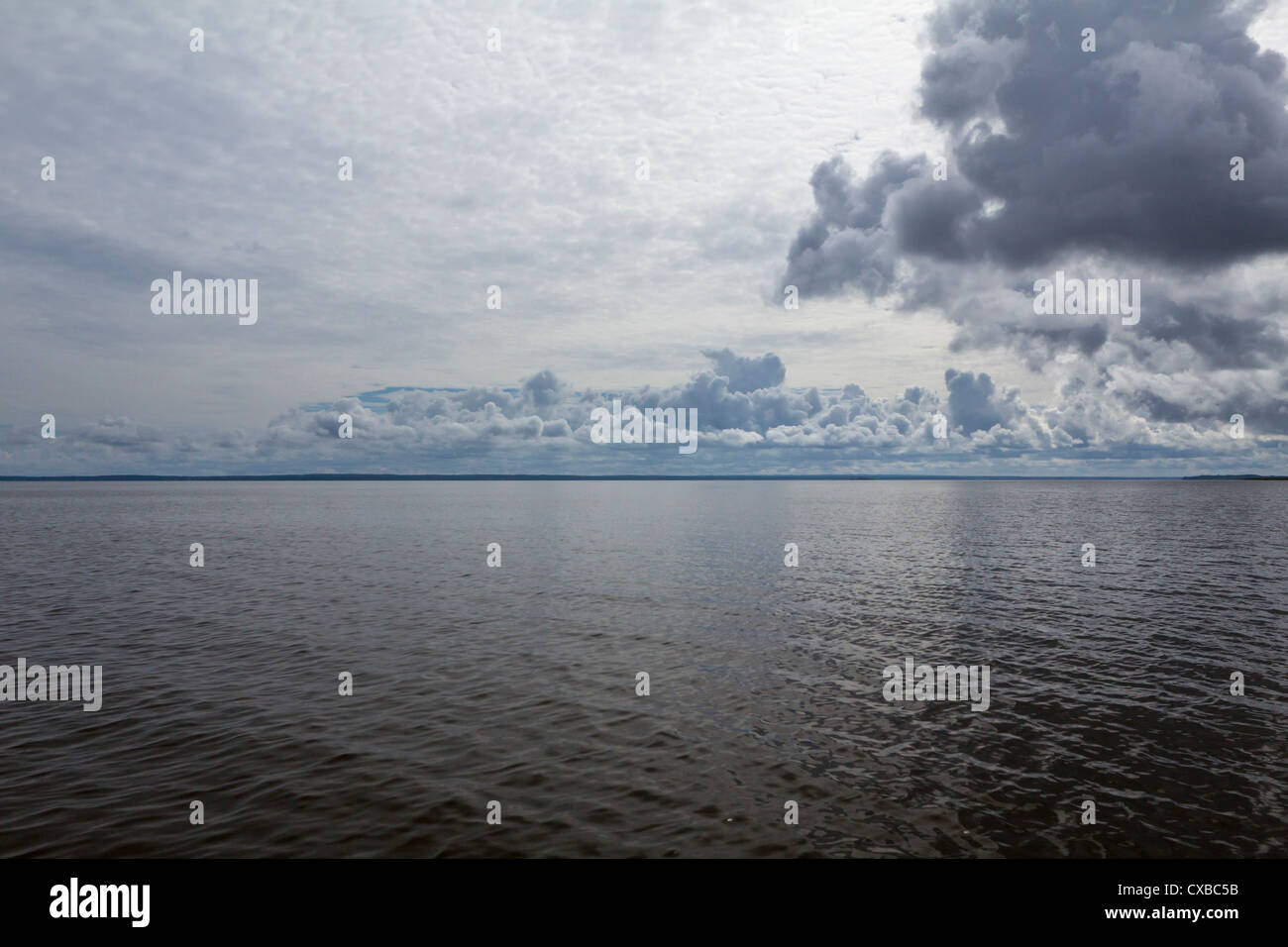 Lake Võrtsjärv,cloud,clouds,reflection, shadows,water,lake,silent,calm,island,Tondisaar,mystic Stock Photo