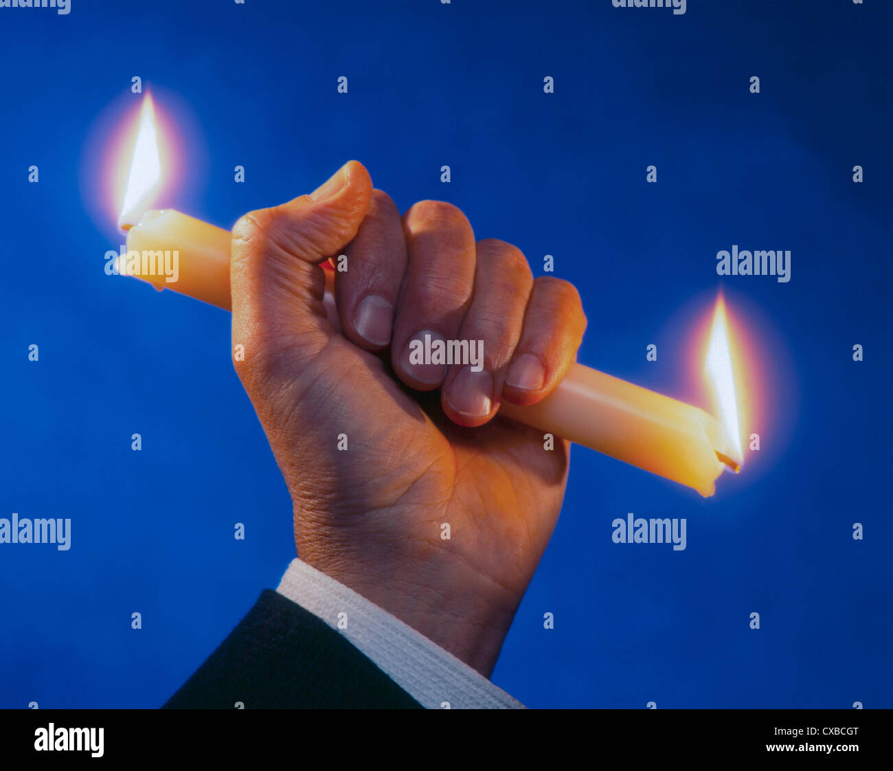 Burning candle both ends hires stock photography and images Alamy
