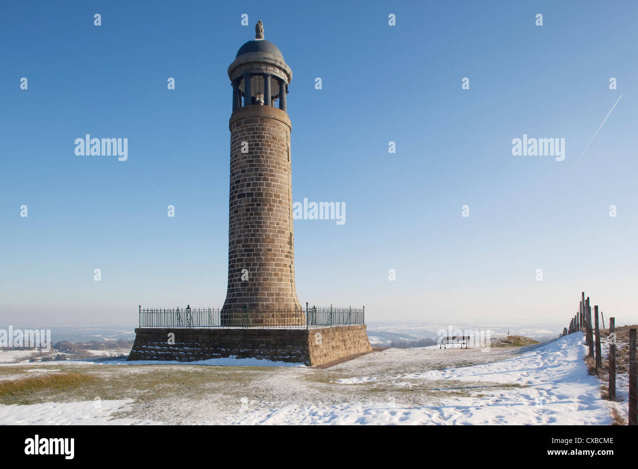 Memorial Stand, Crich, Derbyshire, England, United Kingdom, Europe Stock Photo