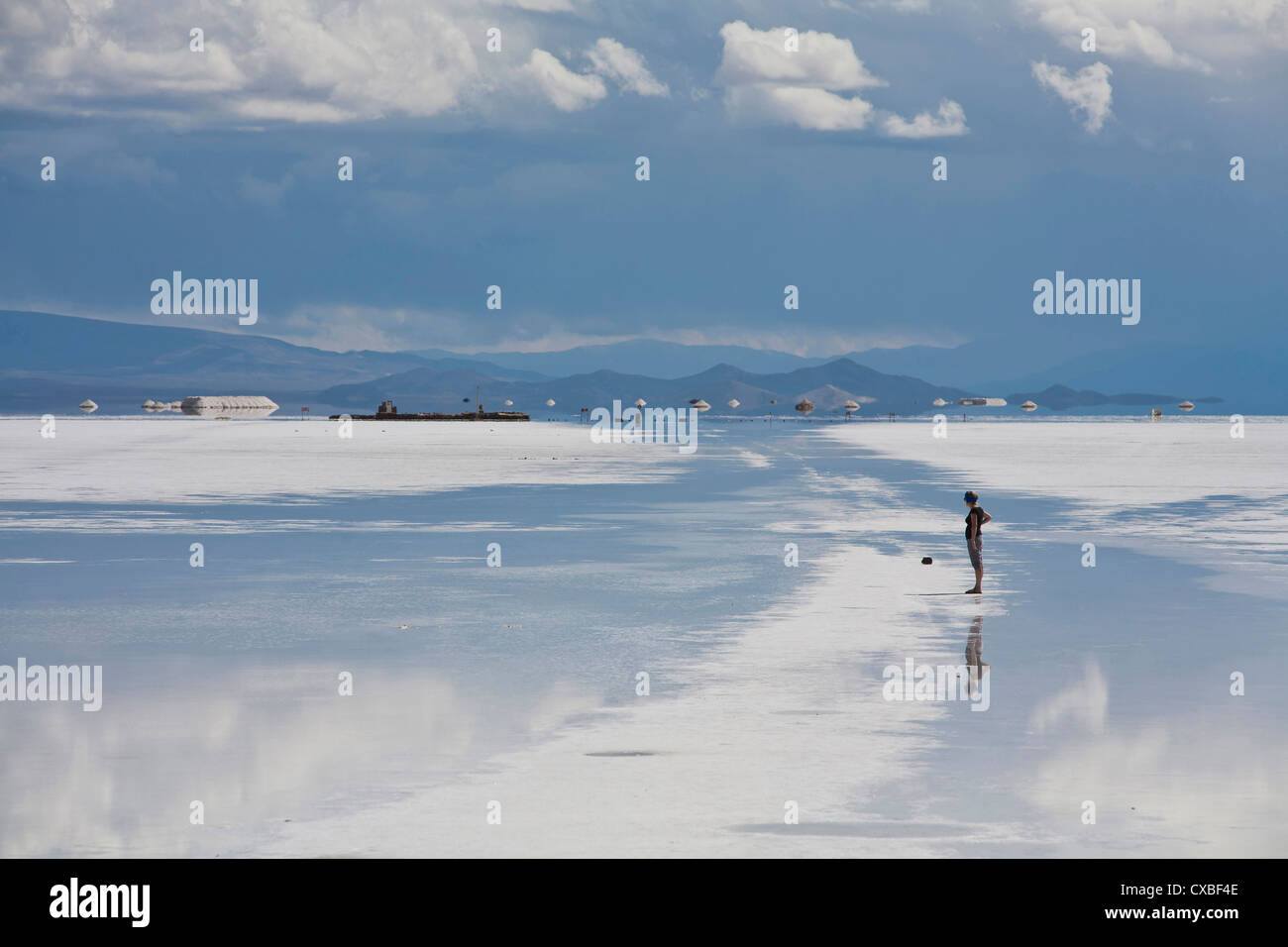 Salinas Grandes, Jujuy Province, Argentina. Stock Photo