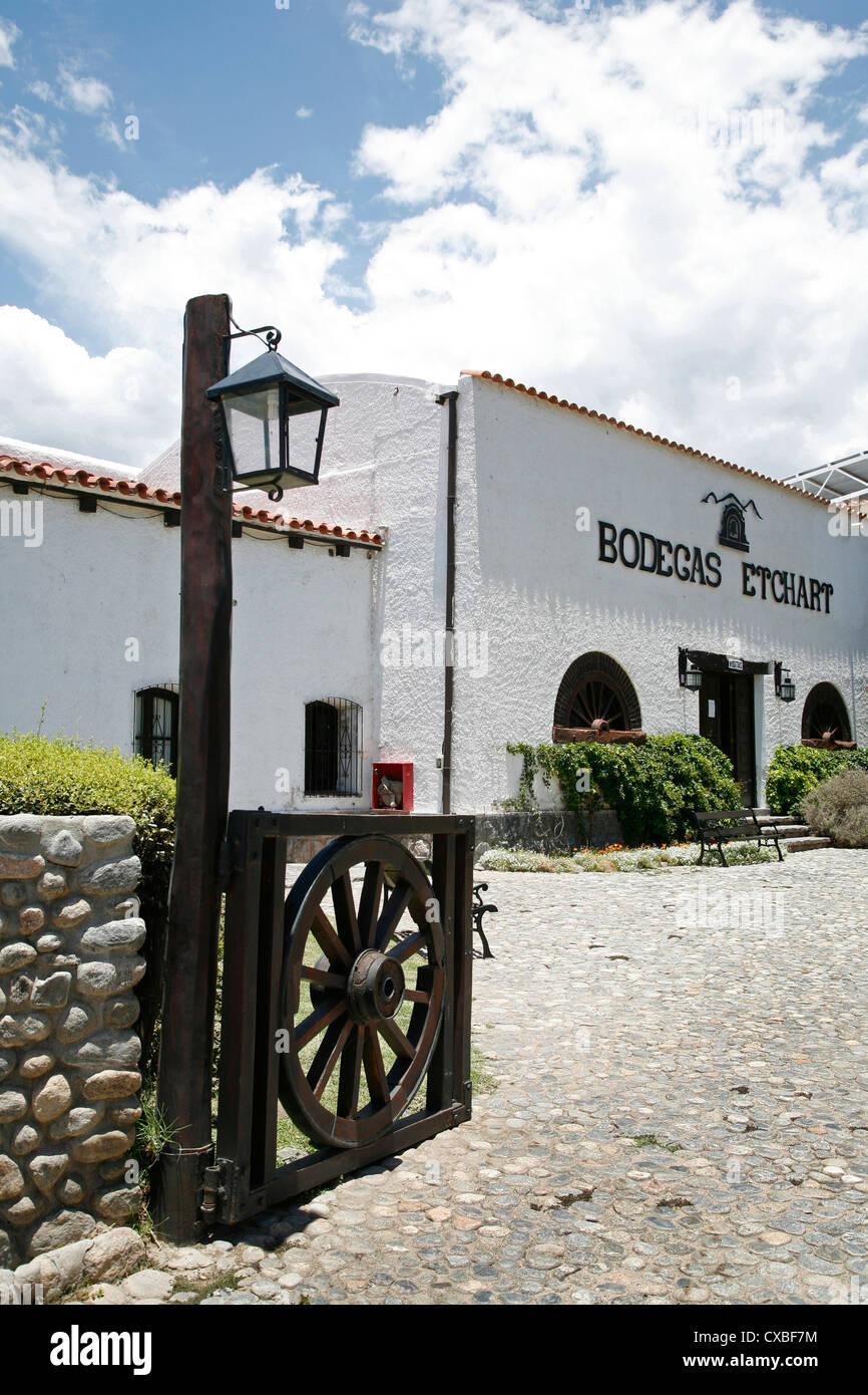 Etchart winery in Cafayate, Salta Province, Argentina. Stock Photo